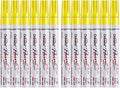 Overseas 12 Yellow Paint Pens Permanent Markers, Oil Based Paint Markers by Overseas