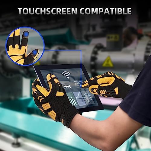 Impact Work Gloves, Mens Working Gloves - Image 6