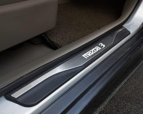 Car Door Sill Scuff Protector, for Mazda 3 2015-2022 Accessories Parts - Image 2