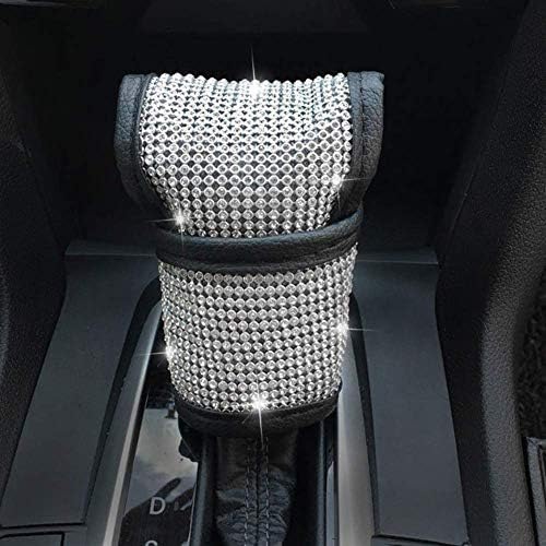 2 Pcs Bling Bling Auto Car Shift Gear Cover & Handbrake Cover - Image 3