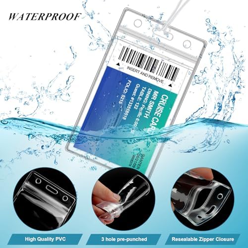 50 Pack Luggage Bag Tag Holders - Image 4