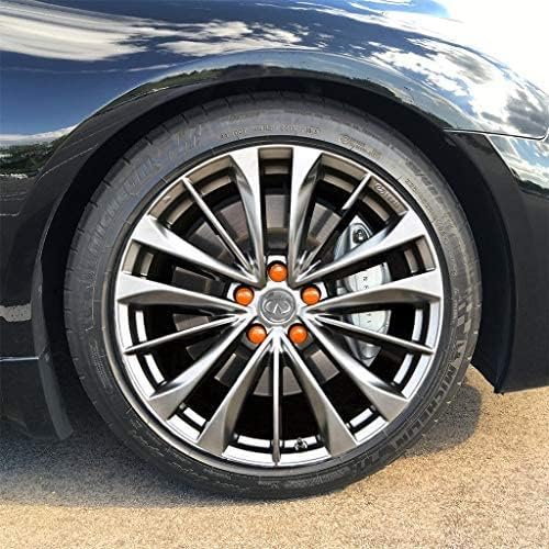 ColorLugs Vinyl Lug Nut Cover | Orange | Flexible Fit Wheel Lug Nut Cap | Fits - Image 5