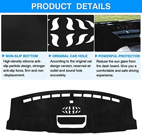 Autorder Dashboard Cover Mat for 2021-2025 2026 Ford F150 F-150 Accessories - Image 6