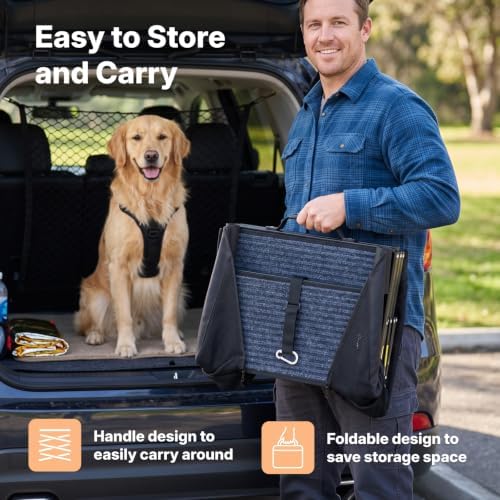 Veehoo Foldable Dog Steps for Car Truck, Large Dogs Stairs - Image 7