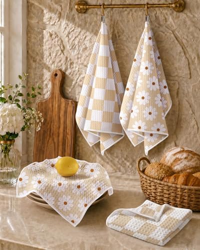 Miss Adola Double-Sided 3 Pack Dish Cloths, Classic Checks - Image 5