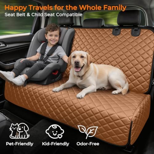 URPOWER Dog Car Seat Cover for Back Seat, Waterproof Car Seat Protector - Image 7