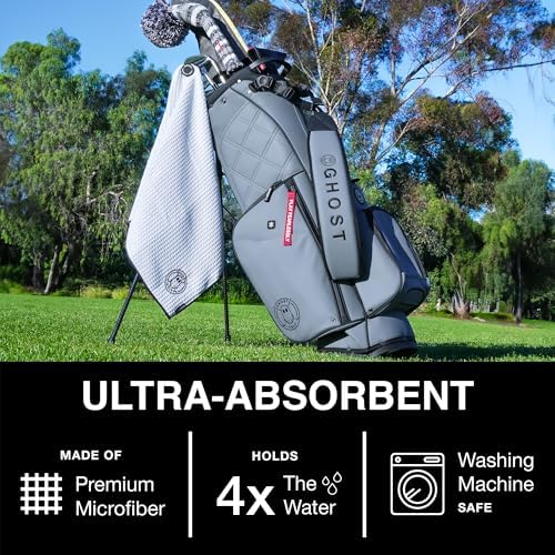 Ghost Golf Magnetic Towel, Ultra-Absorbent Microfiber Golf Towel - Image 4
