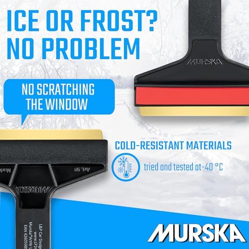 Ice Scraper Brass Blade 2 Pack Car Ice Scraper Long Handle 14, 5 inch Ice - Image 5