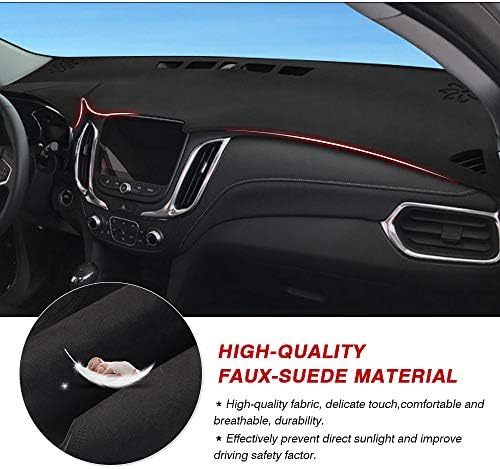 CARTIST Dashboard Cover Mat for 2018-2022 2023 2024 Chevy/Chevrolet Equinox - Image 5