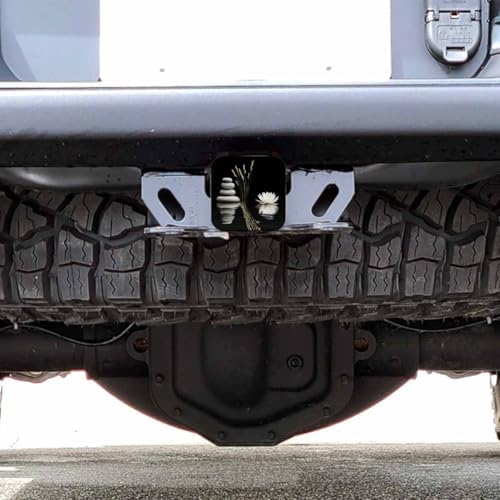 Spa Stones Tow Trailer Hitch Cover Plug Insert, Japanese Spa Stones White Lotus - Image 6