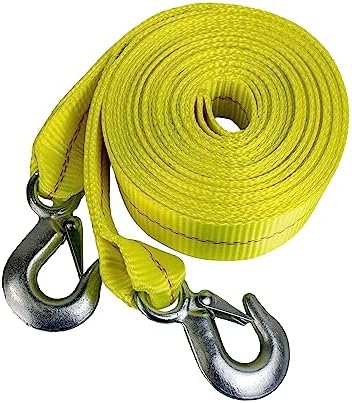HFS Heavy-Duty Tow Strap with Hooks | 10, 000-Pound Capacity | Woven Polyester - Image 5