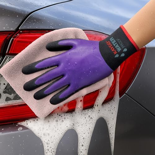 KAYGO Waterproof Work Gloves, Non-Slip Double Latex Coated - Image 6