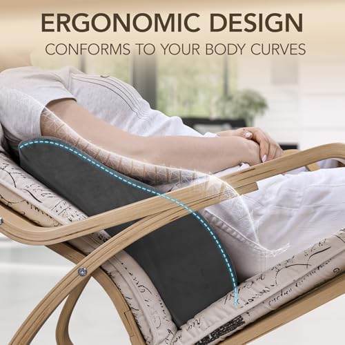 Lumbar Support Pillow for Recliner, Large Memory Foam Back Support Cushion for - Image 2