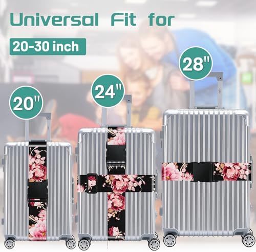 Slohif Luggage Straps for Suitcases Travel Belt Accessories Luggage Connector - Image 3