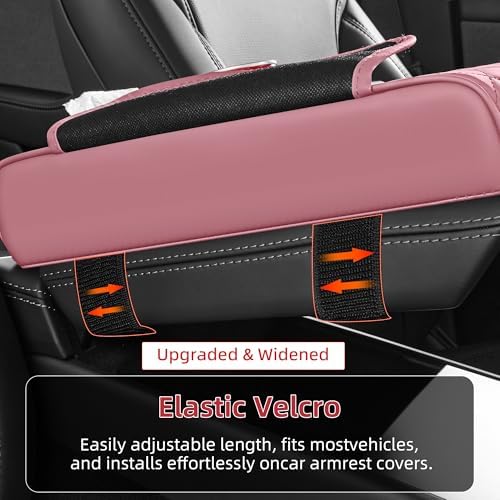 5 in 1 Nappa Leather Console Armrest Cover - Image 6