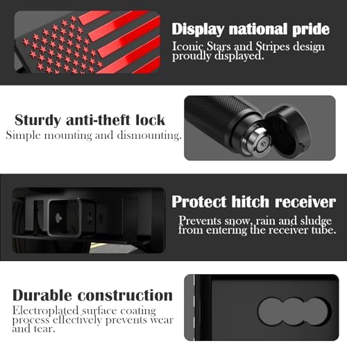 OGYE 2 Inch Trailer Hitch Cover - Image 3