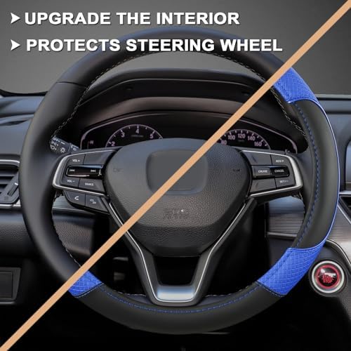 GIANT PANDA Microfiber Leather Steering Wheel Cover - Image 5