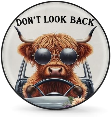 Rv Spare Tire Cover Wheel Funny Alpine Cow Tire Covers Wheel Protectors by FengQuGou
