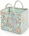 Storage Basket Boho Fabric Large Collapsible Floral Laundry Nursery Hamper by Ankick