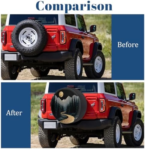 Forest Spare Tire Cover Waterproof Dust-Proof Spare Wheel Covers - Image 5