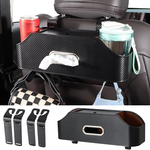 Car Seat Back Cup Holder, 4-in-1 Multifunctional Backseat Organizer by Sancaral