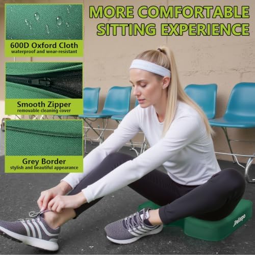Stadium Seat Cushion for Bleachers, 2-in-1 Reversible Soft & Firm - Image 4