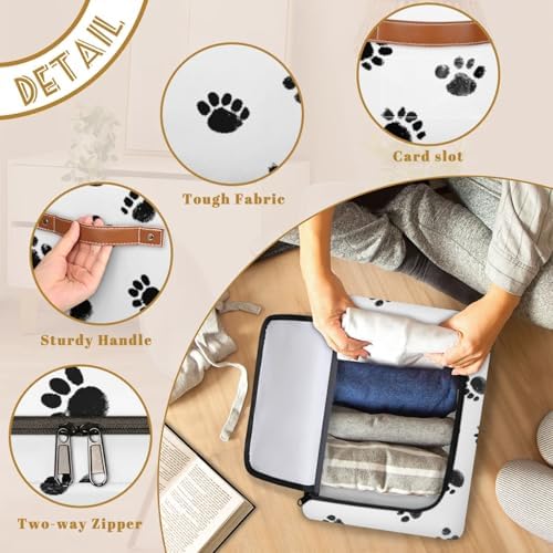 Dogs Footprints Storage Bins - Image 4
