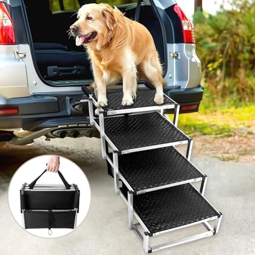 Foldable Dog Stairs with Non-Slip Surface by 9TH+SHOP