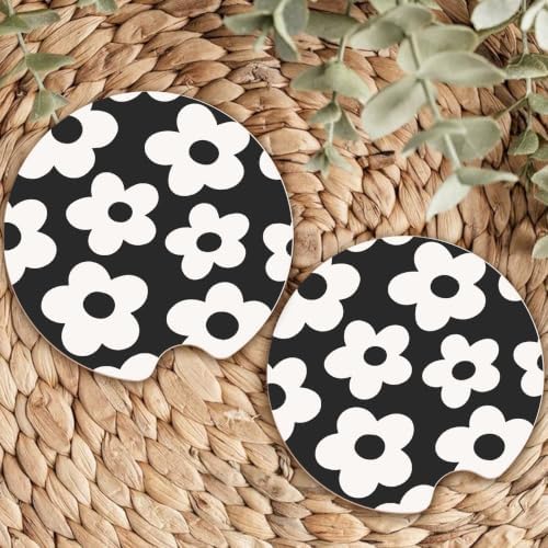 Ceramic Car Coasters – Absorbent Car Cup Holder Coaster Set - Image 7