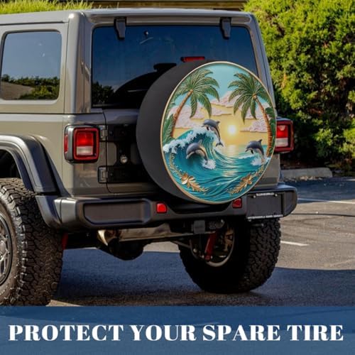Summer Spare Tire Cover Waterproof Dust-Proof Spare Wheel Covers - Image 6