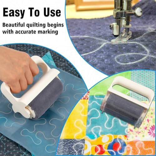 Chalk Powder Roller, Quilting Stencil Transfer Tool - Image 3