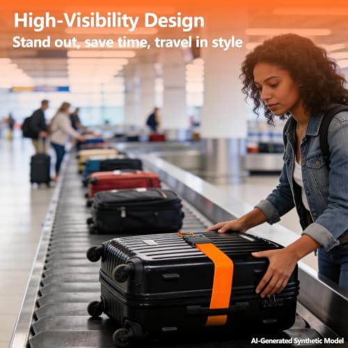 BILIONE Luggage Straps TSA Approved, Suitcase Belt - Image 5
