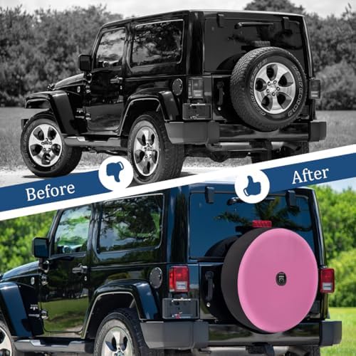 Spare Tire Cover with Backup Camera Hole Fit - Image 5