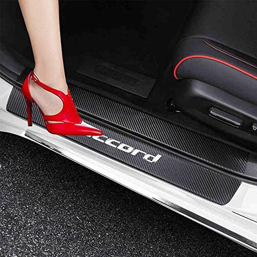 XITER For Honda Accord 2012-2025 2026 Carbon Fiber Leather Car Door Sill Scuff by XITER