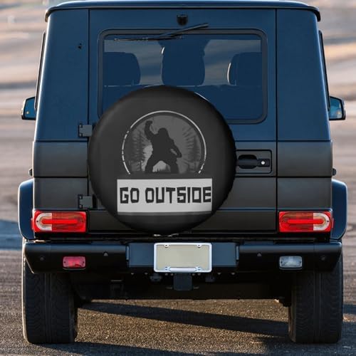 Go Outside Spare Tire Cover Weatherproof Sun Protection Dust-Proof Wheel Tire - Image 2