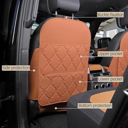TAIKOO Seat Back Protector w/Dual Pockets, Guards Seats from Kicks & Scuffs - Image 4