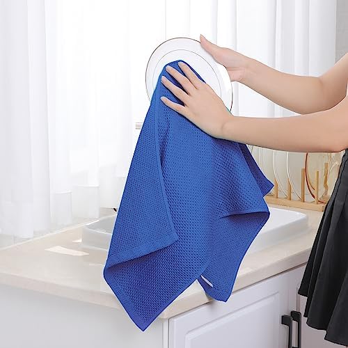Homaxy 100% Cotton Waffle Weave Kitchen Dish Towels 4-Pack - Image 4