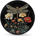 Spare Tire Cover for RV Trailer, Boho Dragonfly Flower Waterproof Sun Leather by cfpolar