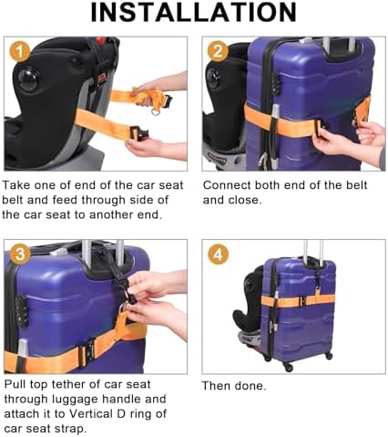Vigorport Travel Belt, Luggage Strap Convert Carry-on Luggage into Airport - Image 7