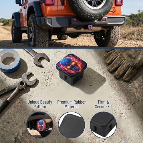 2" Trailer Hitch Cover Rubber Receiver Tube Cap Trailer Hitch Covers - Image 3
