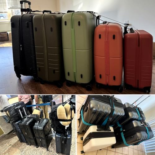 4 Pack Luggage Connector Straps Carry On Multiple Suitcases - Image 6
