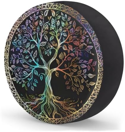 Tree of Life Spare Tire Cover Dust-Proof Spare Wheel Covers - Image 2
