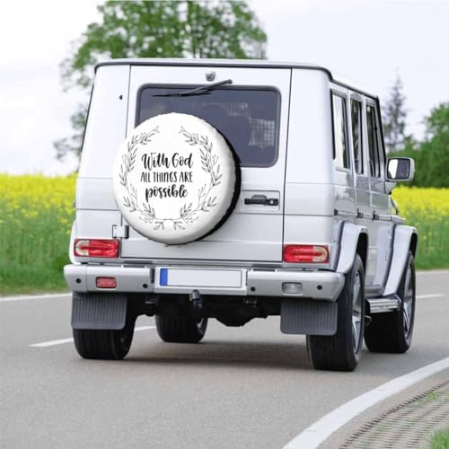Religious Poster Spare Tire Cover 15 inch Wheel - Image 5