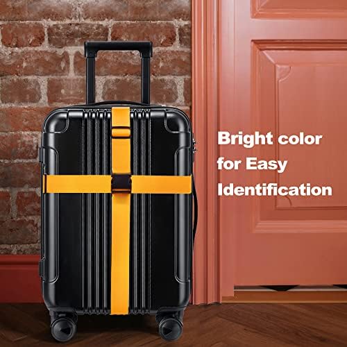 Chelmon Luggage Straps for Suitcases TSA Approved Travel Essentials 4 Pack - Image 6