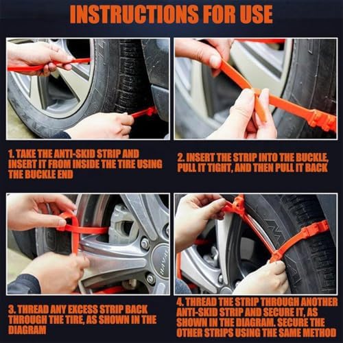 40PCS Zip Tie Snow Chains - Image 6