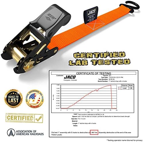 JACO Ratchet Tie Down Straps - Image 6