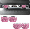 BELOMI 4 Pack Car Headrest Collars, Bling Car Head Rest Collars Rings Decor by BELOMI