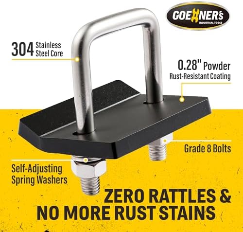 Hitch Tightener for Swing Away Hitch Adapter for 1.25”-2” Hitch, Hitch - Image 2