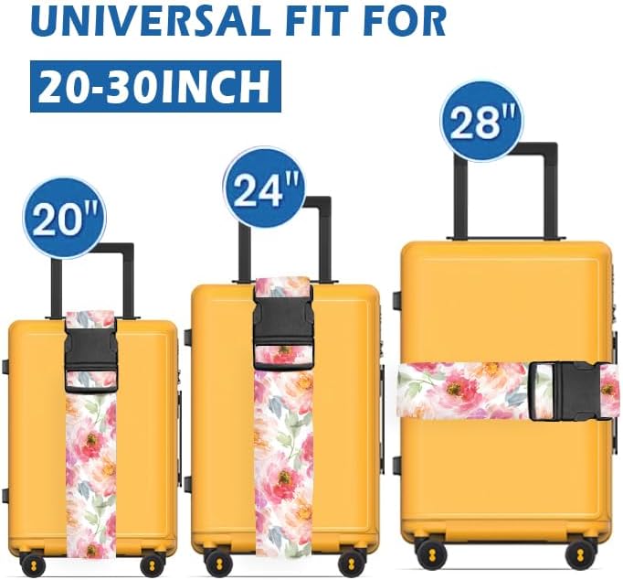 Luggage Straps for Suitcases Travel Belt Accessories, Cute Suitcase Strap - Image 2