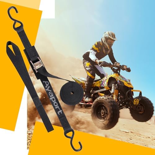 Ayaport Cam Buckle Tie Down Straps 10 feet, 4 Pack - Image 7